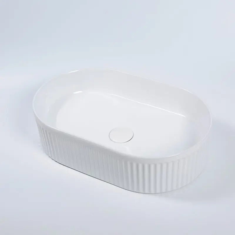 490x310x130mm Matte White Above Counter Basin 