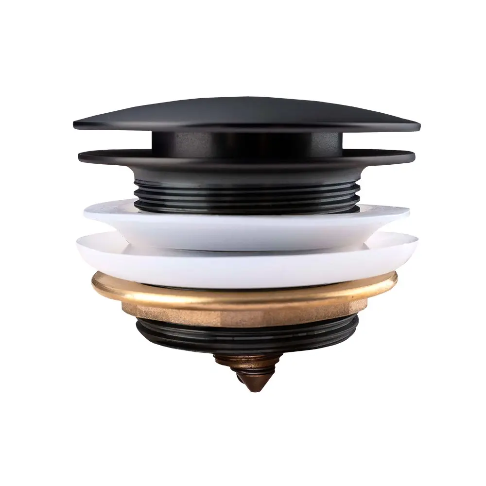 Black Bathtub Pop Up Waste No Overflow 