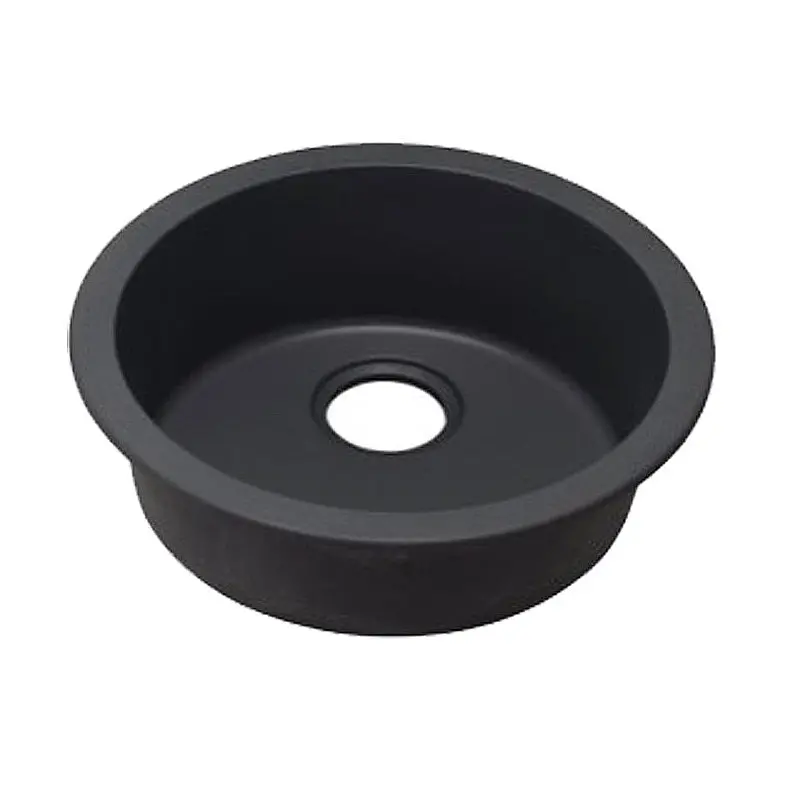 460mm Black Granite Single Bowl Kitchen Sink