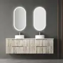 Tuscana Cato Wall Hung 1800mm - Flat Stone Top