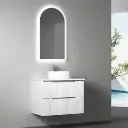 Verona Mark II Cato Wall Hung 750mm - Stone Top with Undermount Basin