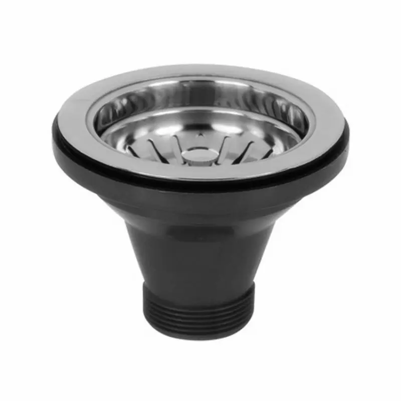 Chrome Kitchen Sink Waste without Overflow