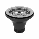 Chrome Kitchen Sink Waste without Overflow