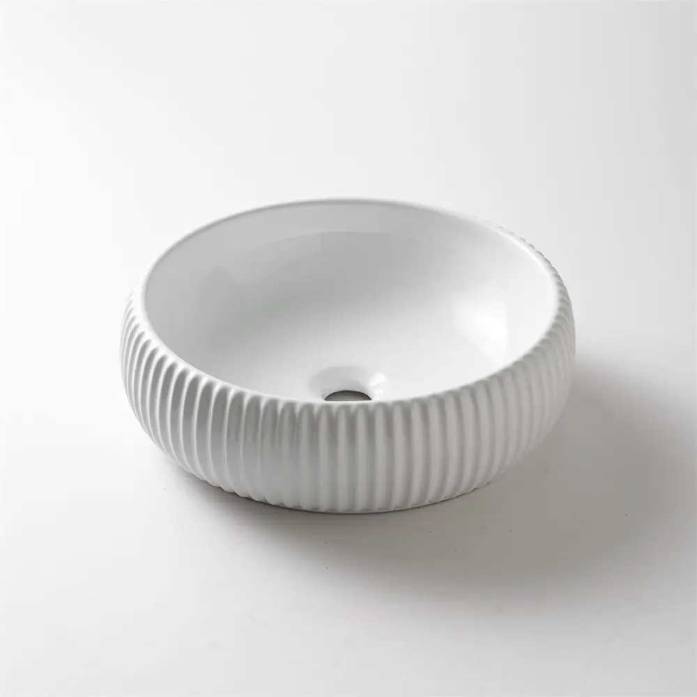 420x420x125mm Gloss White Above Counter Basin