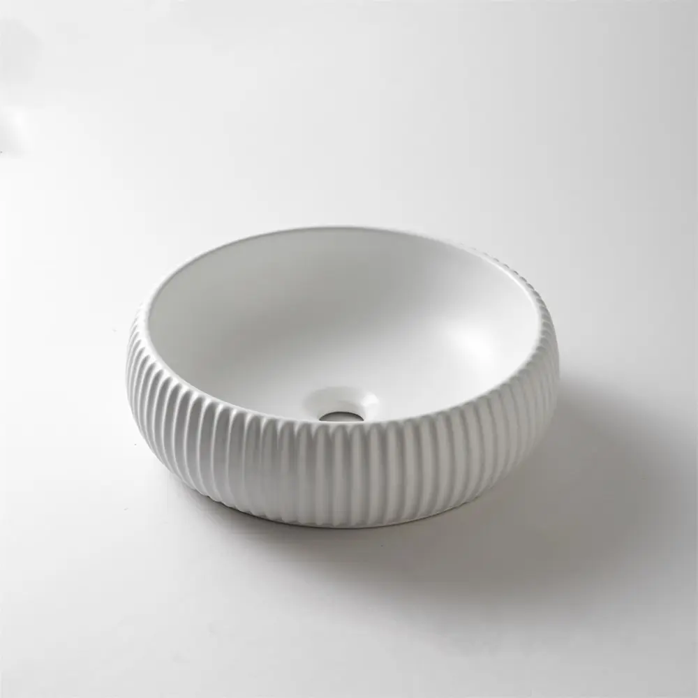 420x420x125mm Matte White Above Counter Basin