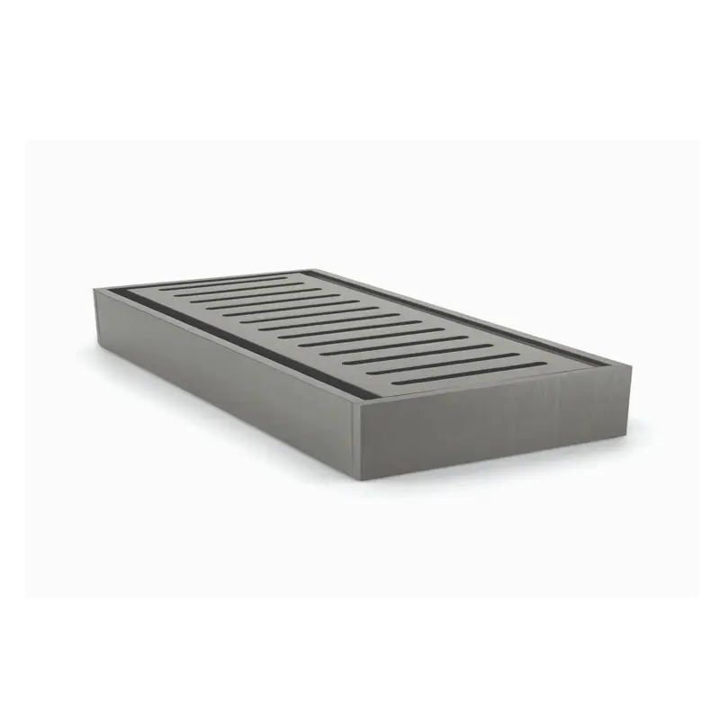 100x100x26mm Gunmetal Ezy Flow Floor Grate 