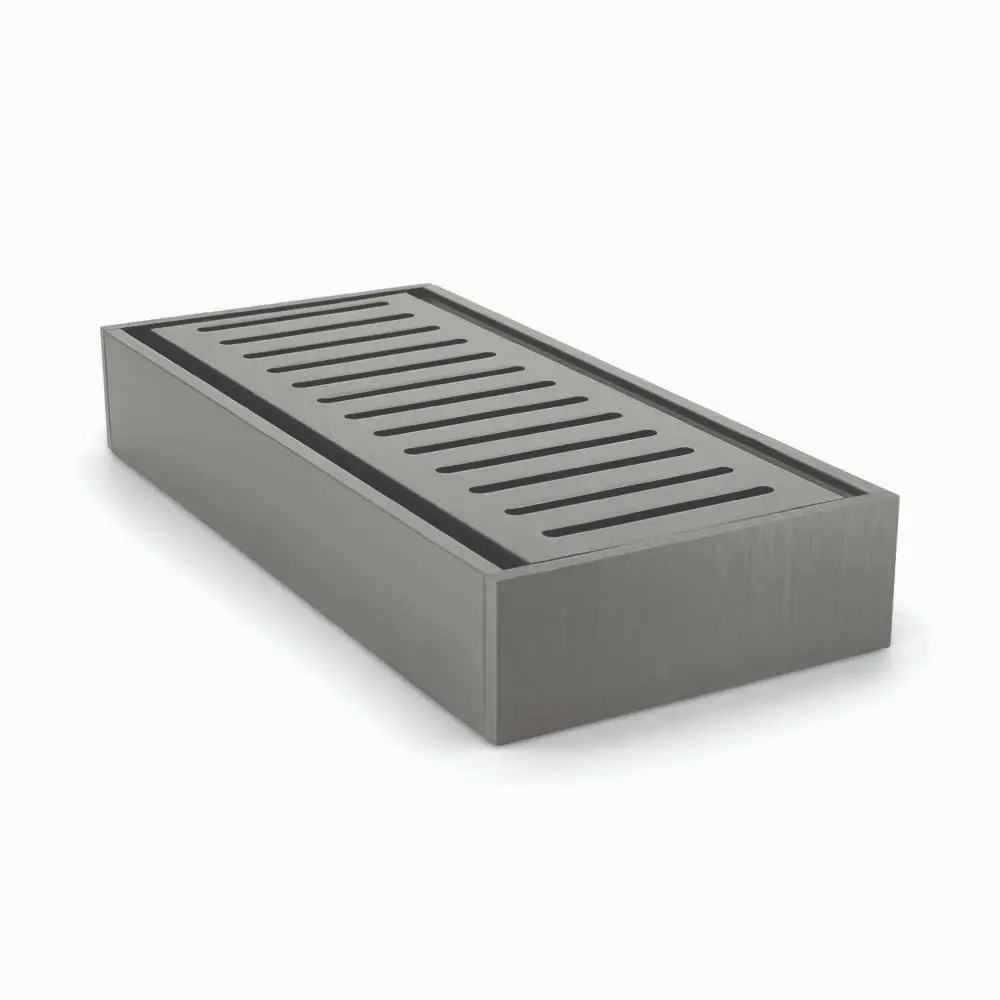 100x100x35mm Gunmetal Ezy Flow Floor Grate 