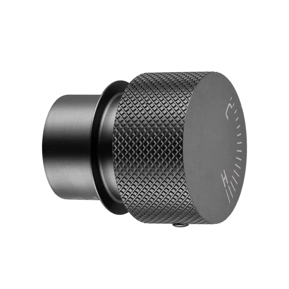 Round Brushed Gunmetal Progressive Wall Mixer Handle