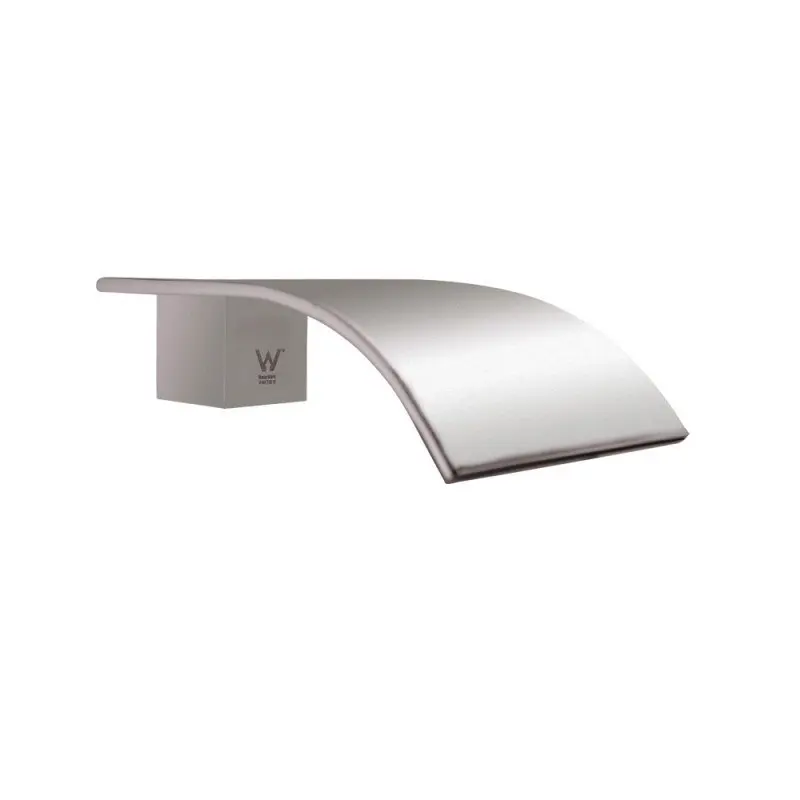 Brushed Nickel Waterfall Bathtub/Basin Wall Spout