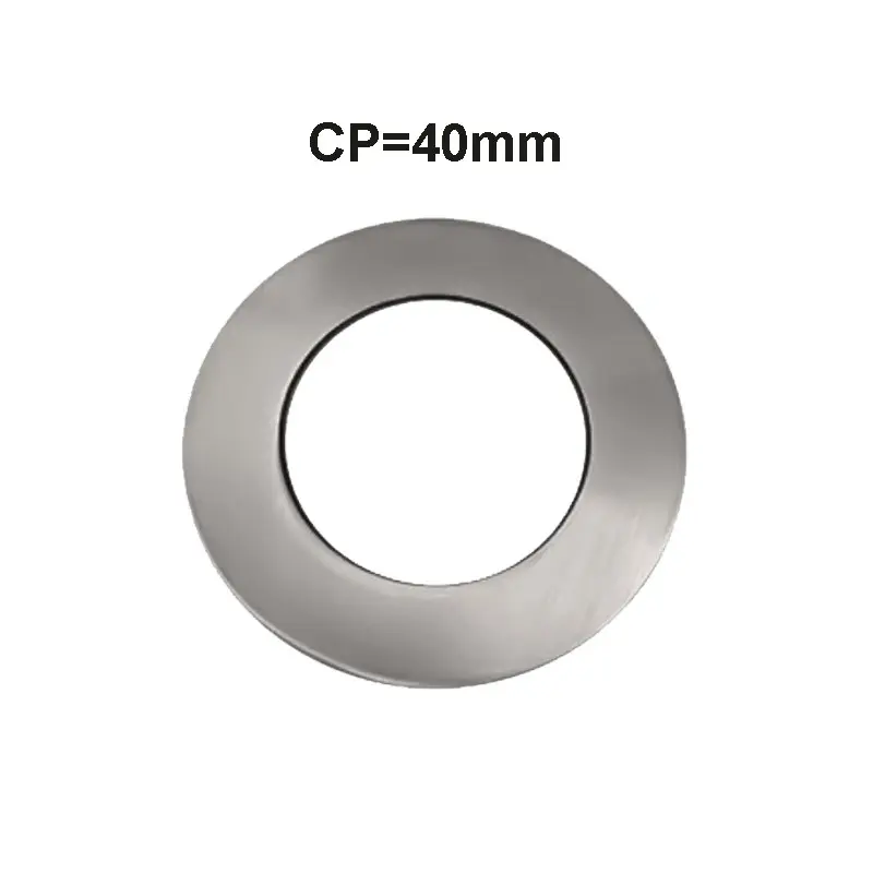 Brushed Nickel Cover Plate 40mm