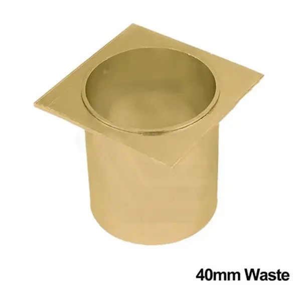 Lauxes Matte Yellow Gold Pop Waste(40mm)