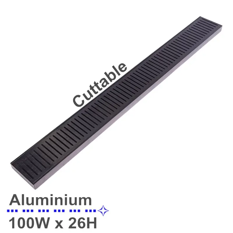 100x100x26mm Black Floor Grate