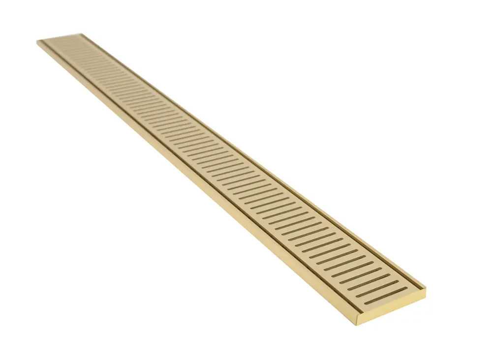 100x100x14mm Matte Yellow Gold Floor Grate 