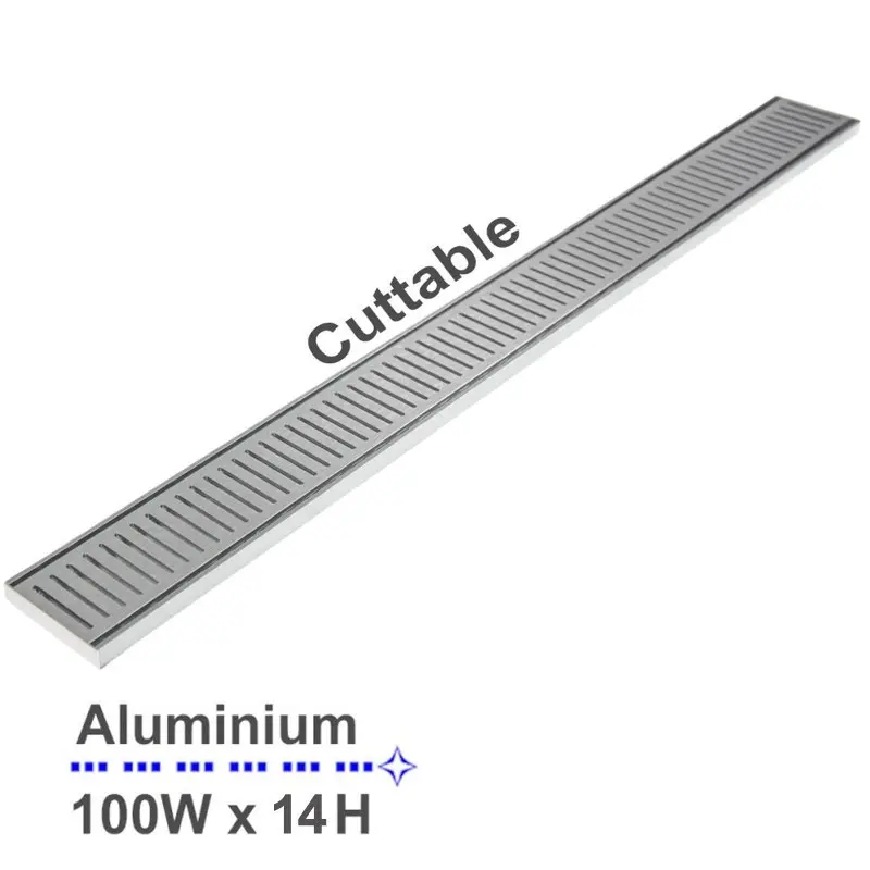 100x100x14mm Chrome Floor Grate 