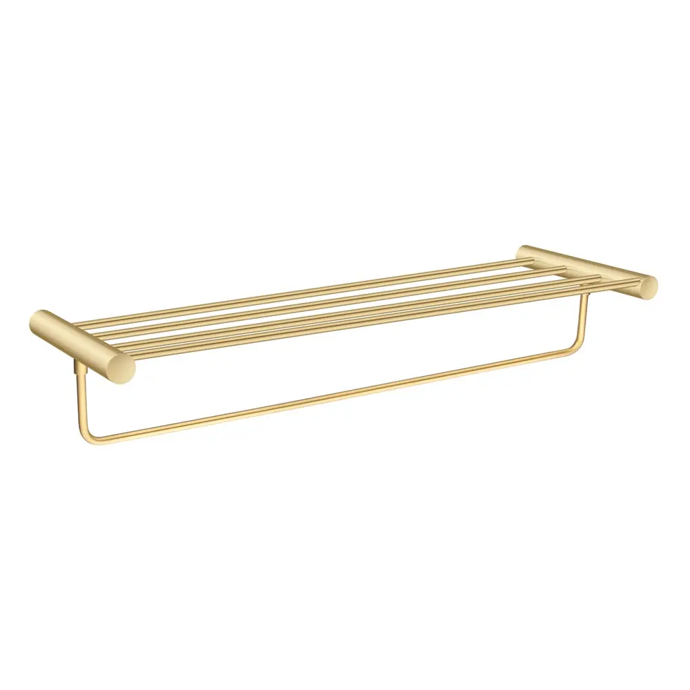 Brushed Brass Shower Shelf 