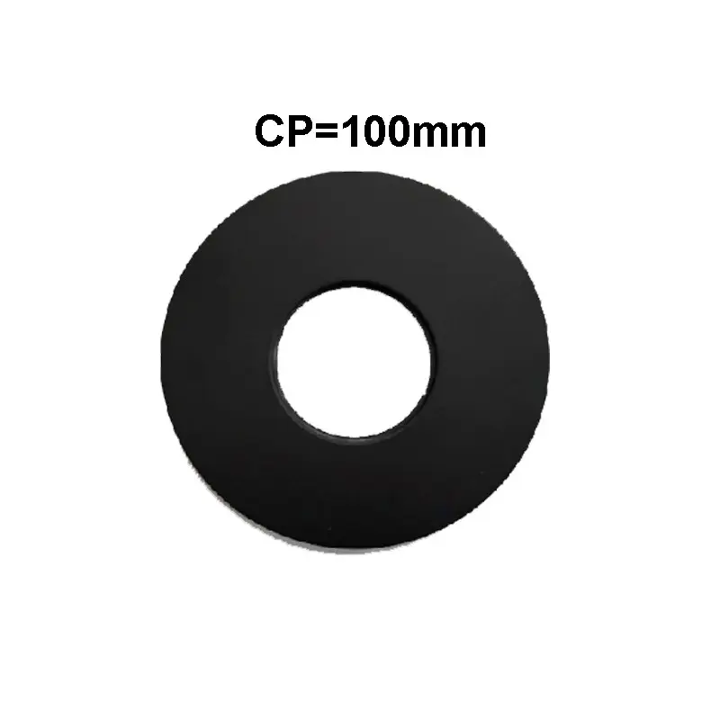 Round Black Cover Plate 100mm