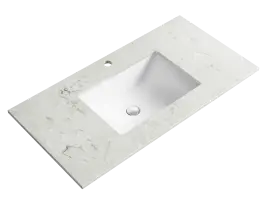 Lovina Floor Standing 750mm - Stone Top with Undermount Basin, Alpine 