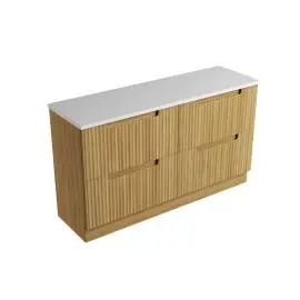 Lovina Cato Floor Standing 1500mm - Stone Top with Undermount Basin, Double