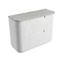 Curva Floor Standing 1200mm - Flat Stone Top, Alpine