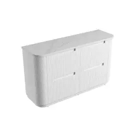 Curva Floor Standing 1500mm - Flat Stone Top, Palis 