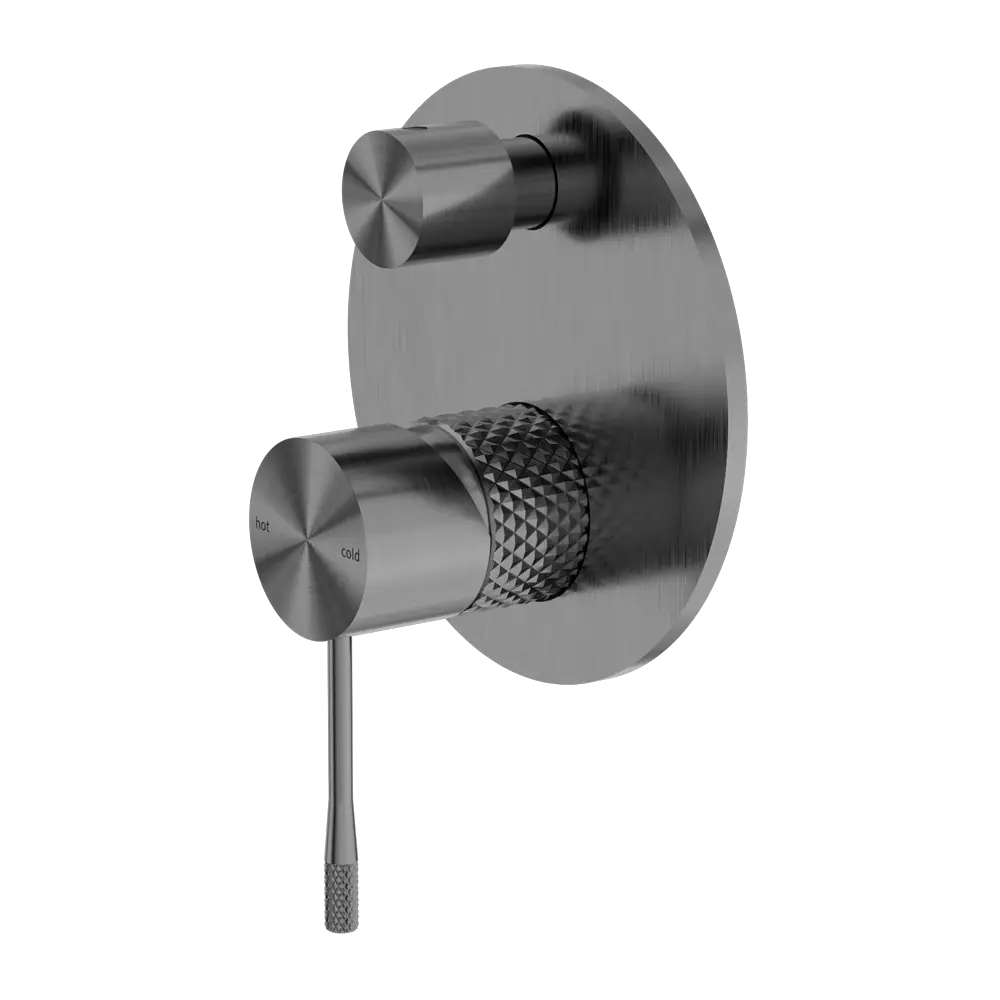 OPAL SHOWER MIXER WITH DIVERTOR GRAPHITE