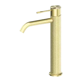 OPAL TALL BASIN MIXER BRUSHED GOLD 