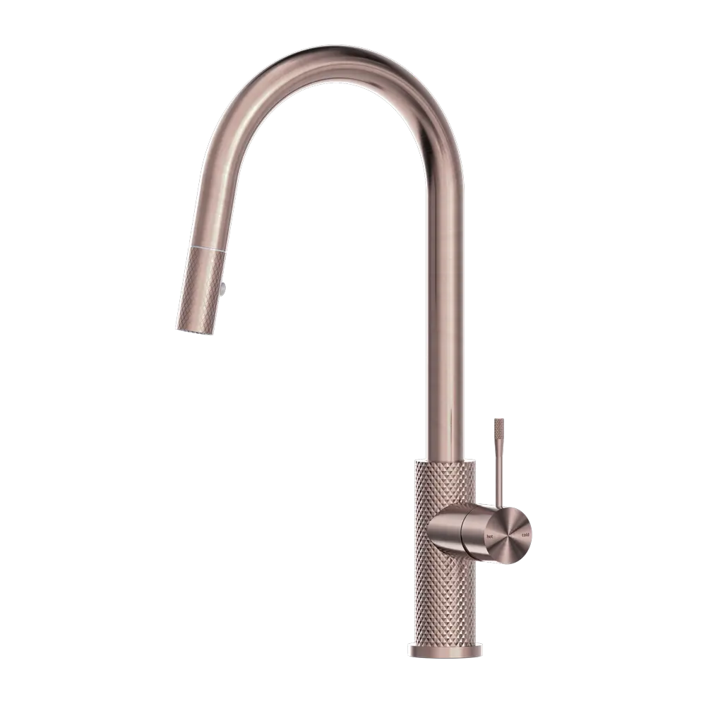 OPAL PULL OUT SINK MIXER WITH VEGIE SPRAY FUNCTION BRUSHED BRONZE