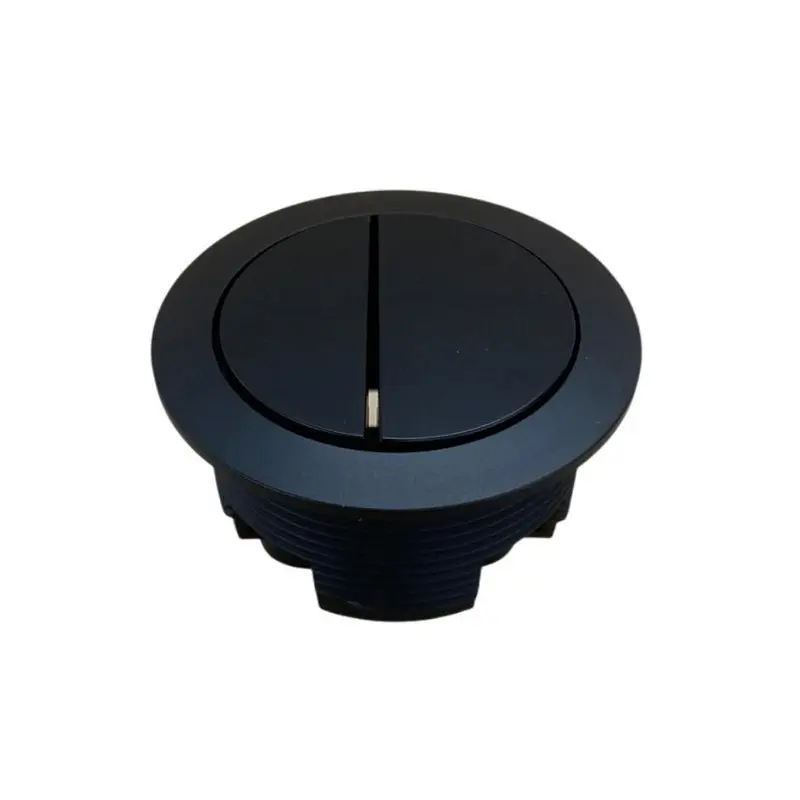 Round Matte Black Cistern Dual Flush Button (for Two-piece Toilet) 