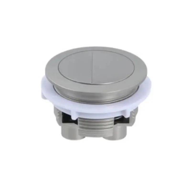 Round Brushed Nickel Cistern Dual Flush Button (for Two-piece Toilet) 