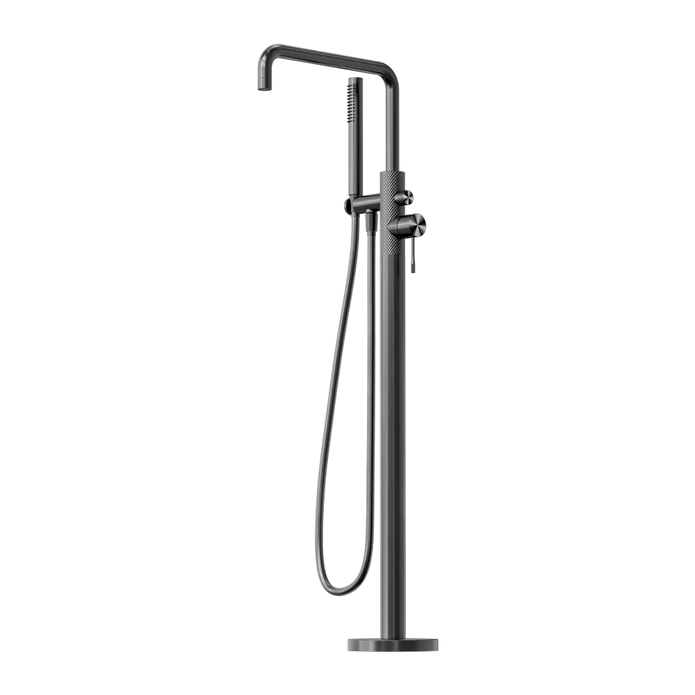 OPAL FREESTANDING BATH MIXER WITH HAND SHOWER GRAPHITE