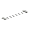 OPAL DOUBLE TOWEL RAIL 600MM BRUSHED NICKEL