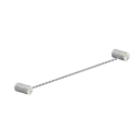 OPAL SINGLE TOWEL RAIL 800MM BRUSHED NICKEL