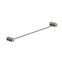 OPAL SINGLE TOWEL RAIL 800MM BRUSHED BRONZE