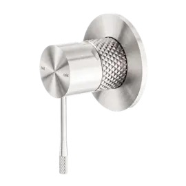 OPAL SHOWER MIXER 80MM PLATE BRUSHED NICKEL 