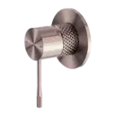 OPAL SHOWER MIXER 80MM PLATE BRUSHED BRONZE 