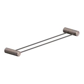 OPAL BRUSHED BRONZE DOUBLE TOWEL RAIL 800MM