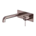 MECCA WALL BASIN/BATH MIXER 120MM BRUSHED BRONZE 