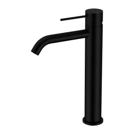 MECCA TALL MATTE BLACK BASIN MIXER