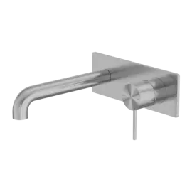 MECCA WALL BASIN/BATH MIXER 160MM GUN METAL 