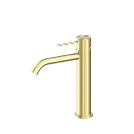 MECCA MID TALL BRUSHED GOLD BASIN MIXER