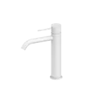 MECCA MID TALL MATTE WHITE BASIN MIXER
