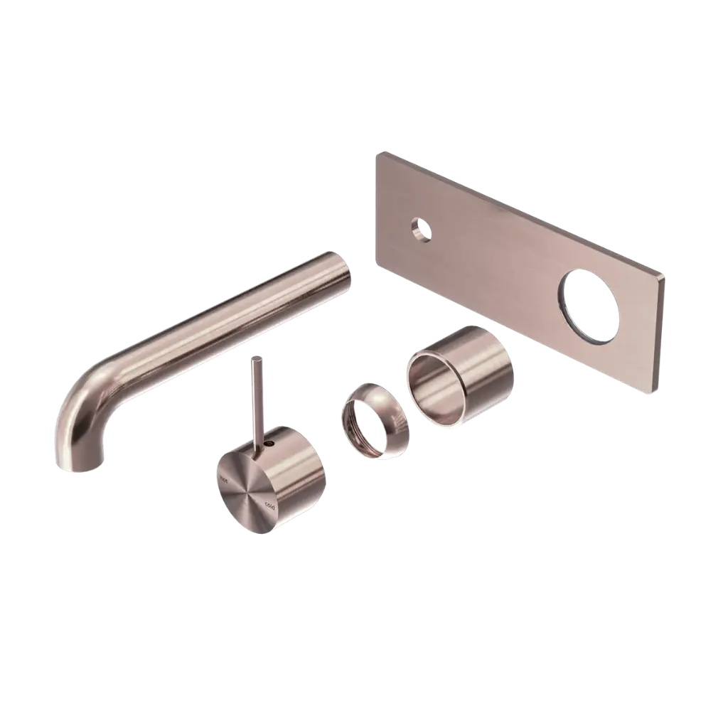 MECCA WALL BASIN/BATH MIXER HANDLE UP 160MM TRIM KITS ONLY BRUSHED BRONZE