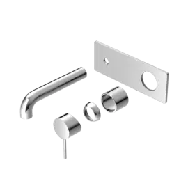 MECCA WALL BASIN/BATH MIXER 230MM TRIM KITS ONLY CHROME 
