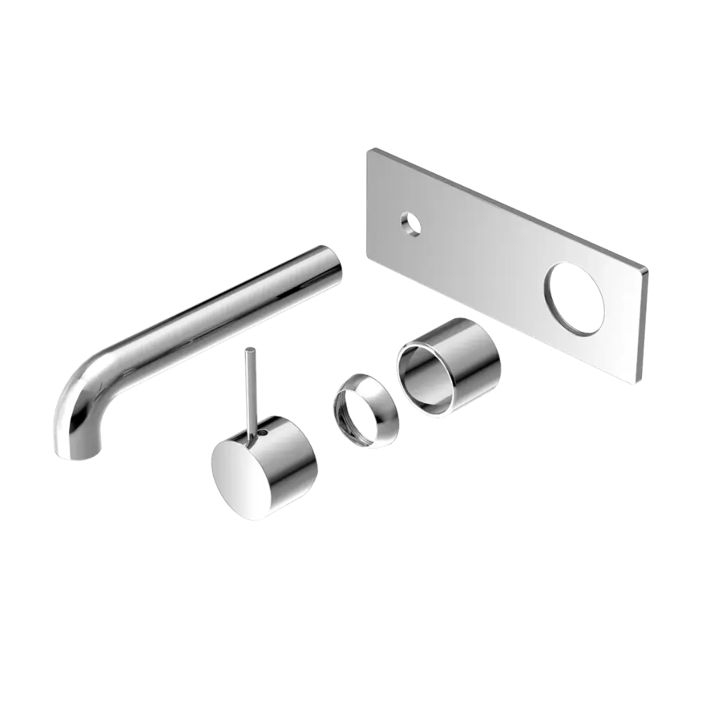 MECCA WALL BASIN/BATH MIXER HANDLE UP 230MM TRIM KITS ONLY CHROME