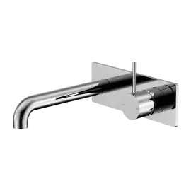 MECCA WALL BASIN/BATH MIXER HANDLE UP 260MM CHROME 