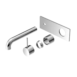 MECCA WALL BASIN/BATH MIXER HANDLE UP 260MM TRIM KITS ONLY CHROME 