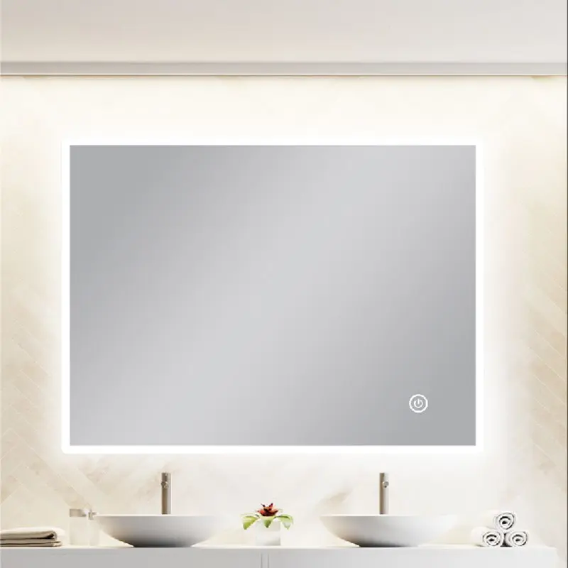 900x750mm Rectangle 3 Colour Front Lit LED Mirror