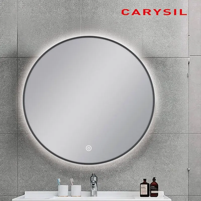 750mm Gunmetal Framed LED Mirror