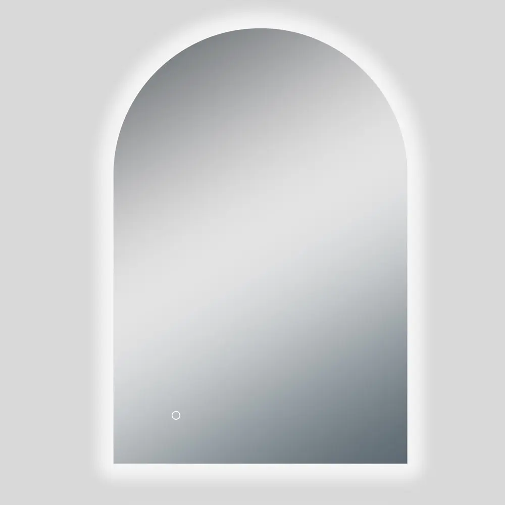 600x900mm Arch LED backlit bathroom mirror