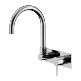 MECCA WALL BASIN/BATH MIXER SWIVEL SPOUT CHROME 